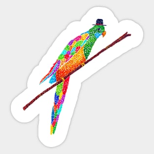 A Parrot Sticker